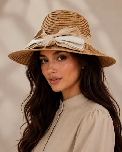 کلاه حصیری زنانه